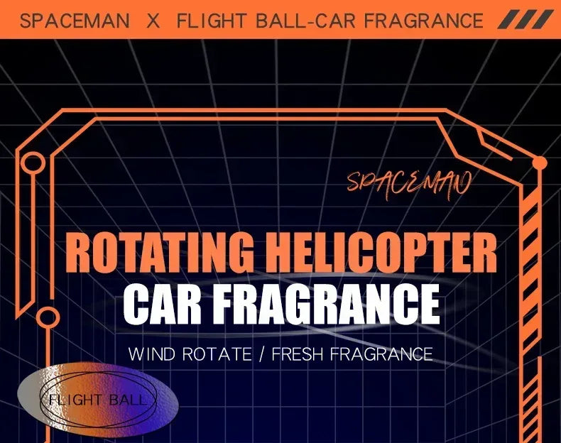 Helicopter Propeller Car Air Freshener Vent Clip Diffuser