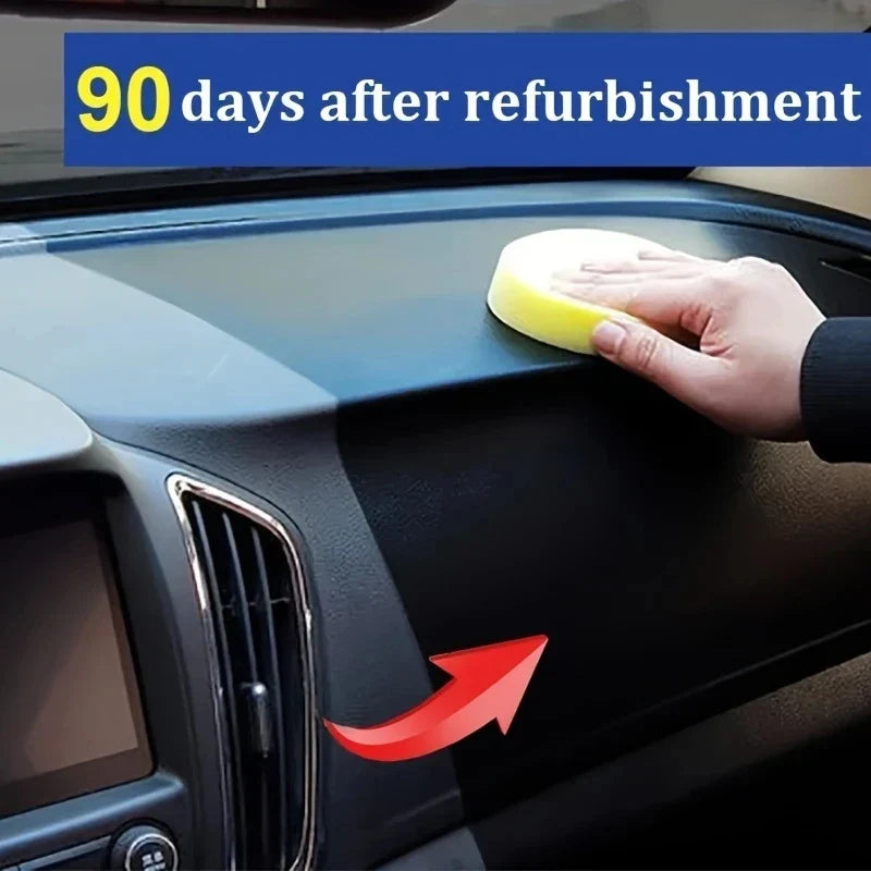 All-in-One Plastic & Rubber Repair Cream – Black Restoration Polish for Trim, Tires & Interior Surfaces