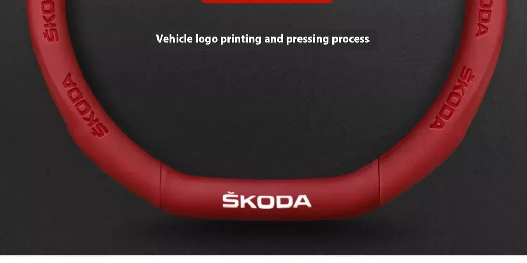 Skoda Carbon Fiber Steering Wheel Cover