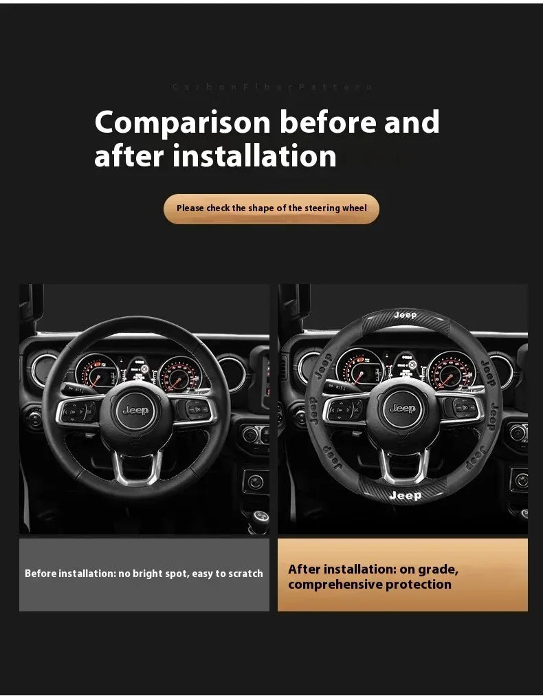 Jeep Wrangler Car Steering Wheel Cover