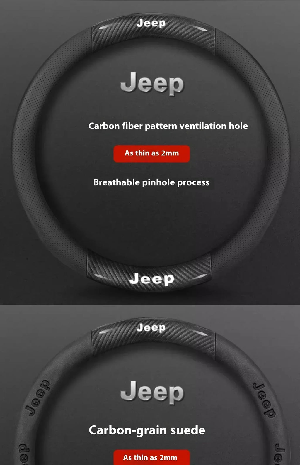 Jeep Wrangler Car Steering Wheel Cover
