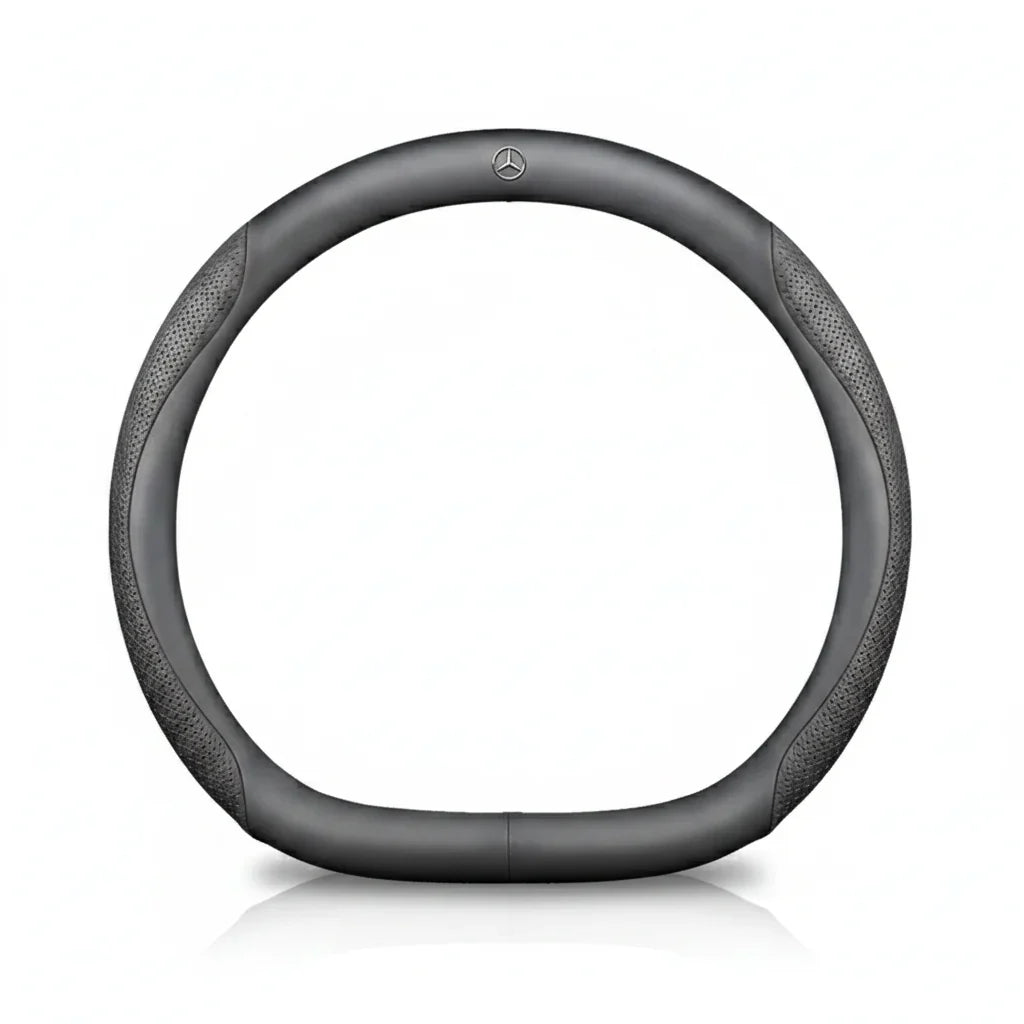 Mercedes Carbon Fiber Leather Steering Wheel Cover