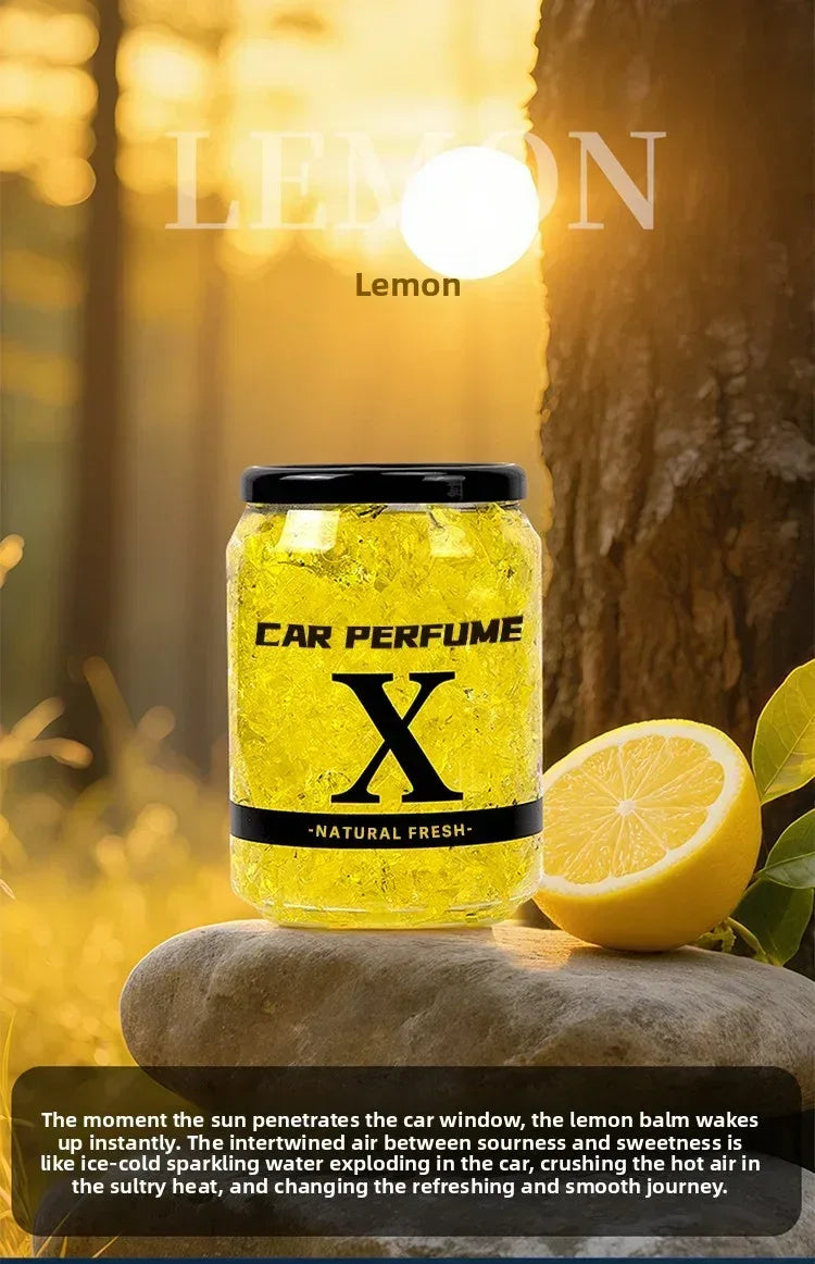 AutoFresh 220g Solid Car Perfume Air Freshener - Long-Lasting Gel