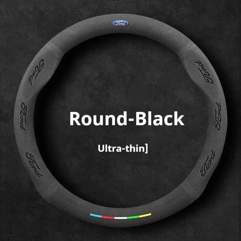 Ford Suede Steering Wheel Cover