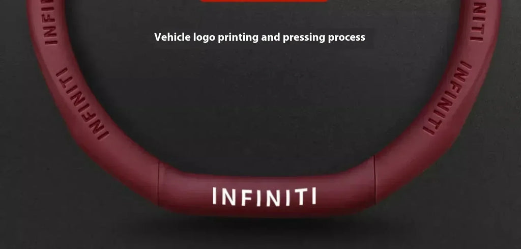Infiniti Carbon Fiber Leather Steering Wheel Cover