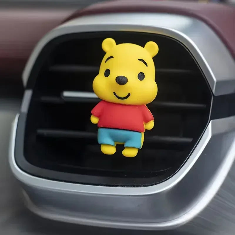 Disney Mickey Mouse & Duck & Winnie the Pooh Kawaii Style Car Air Freshener Clip