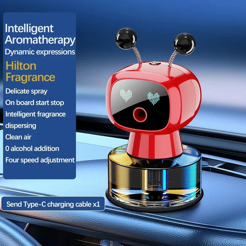 AI Smart Car Aroma Diffuser with 4-Level Adjustable Scent Control