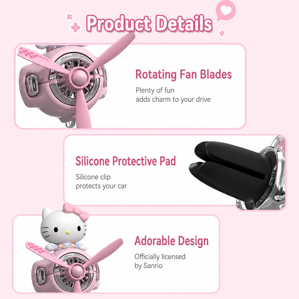 Sanrio Kuromi & Hello Kitty Car Air Freshener