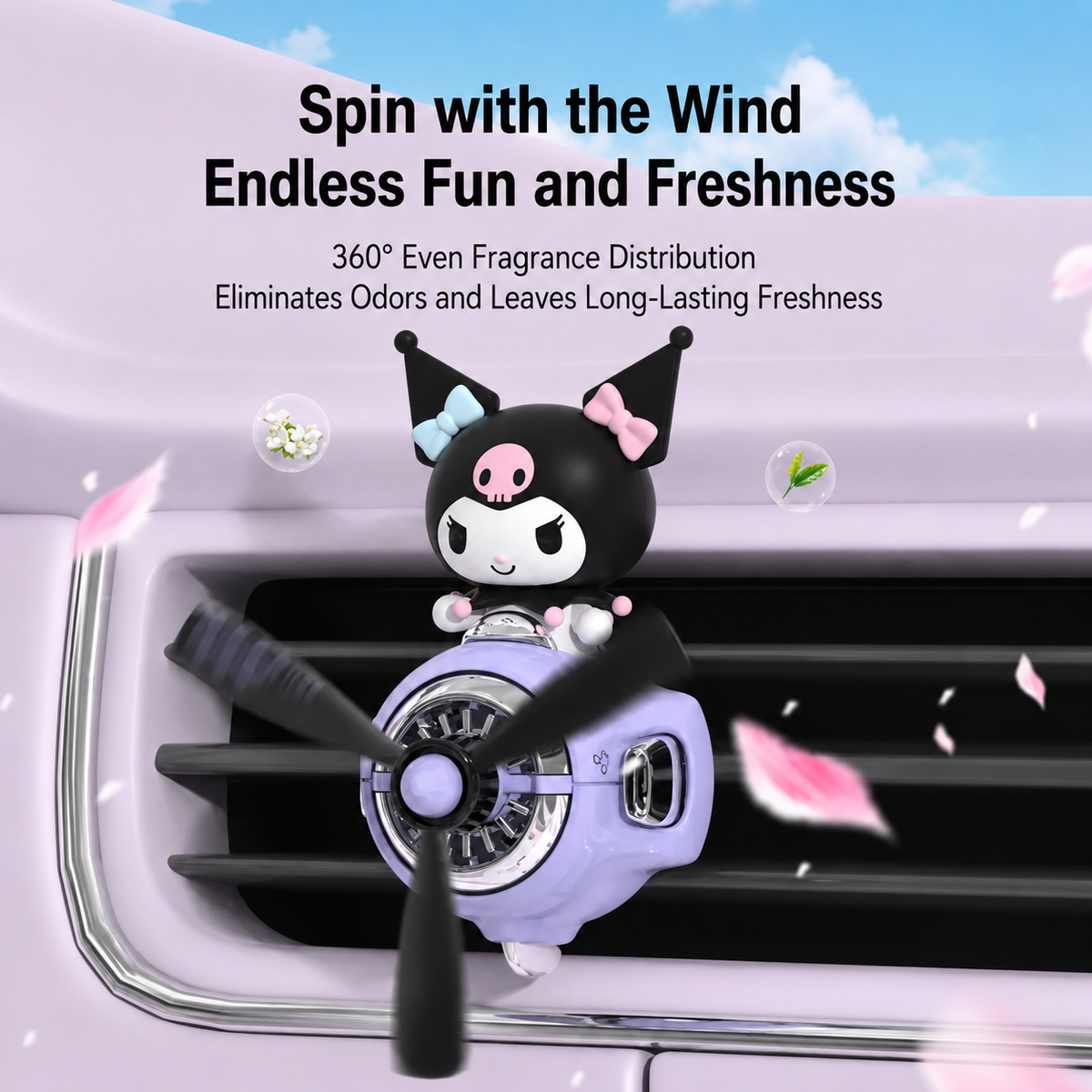 Sanrio Kuromi & Hello Kitty Car Air Freshener