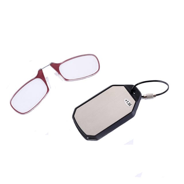 Portable Mini Keychain Unisex Reading Glasses