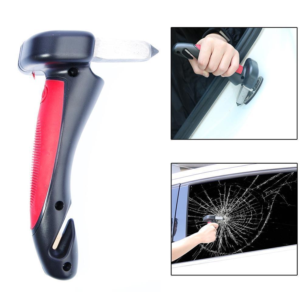 4-in-1 Car Escape Hammer & Door Handle