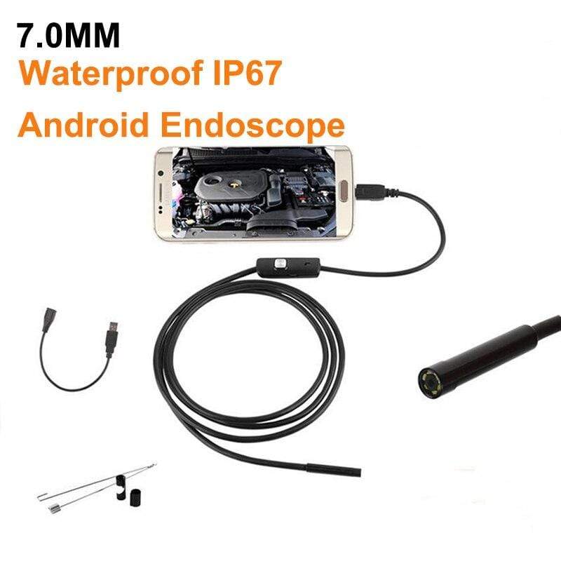 7mm Endoscope and Borescope Flexible IP67 Waterproof Camera