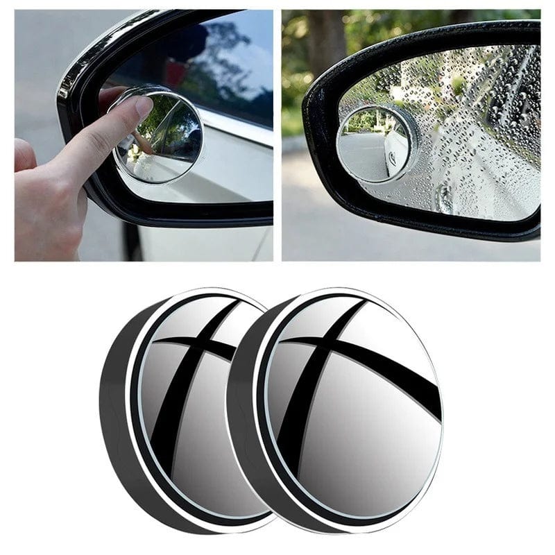 360° Wide Angle Convex Dual-Mount Side-View Blind Spot Mirrors