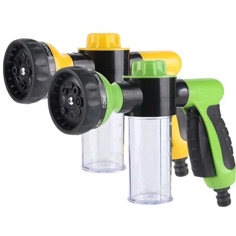 8-in-1 High-Pressure Auto Foam Hose Nozzle