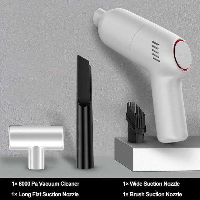 8000PA Mini Handheld Cordless Car Vacuum Cleaner with HEPA Filter