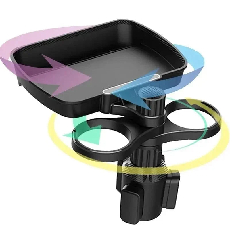Adjustable 360° Rotating Car Food Tray