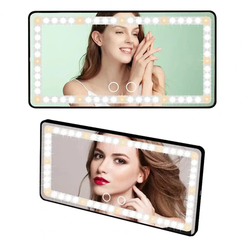 Adjustable LED Car Visor Makeup Mirror