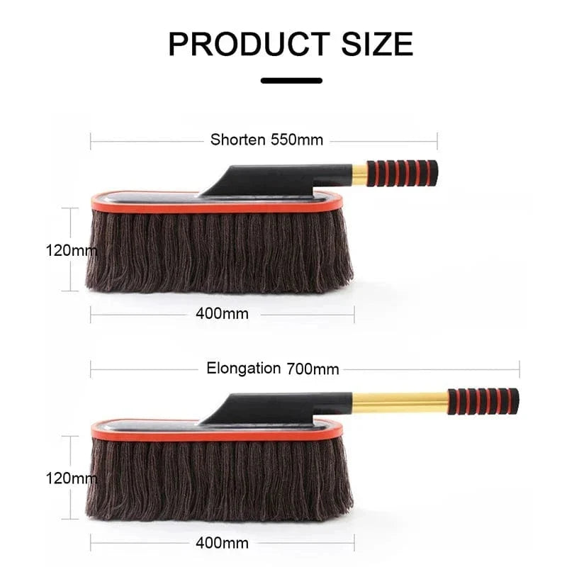 Adjustable Telescopic Microfiber Car Duster Mop Brush for Cleaning & Wash Accessories