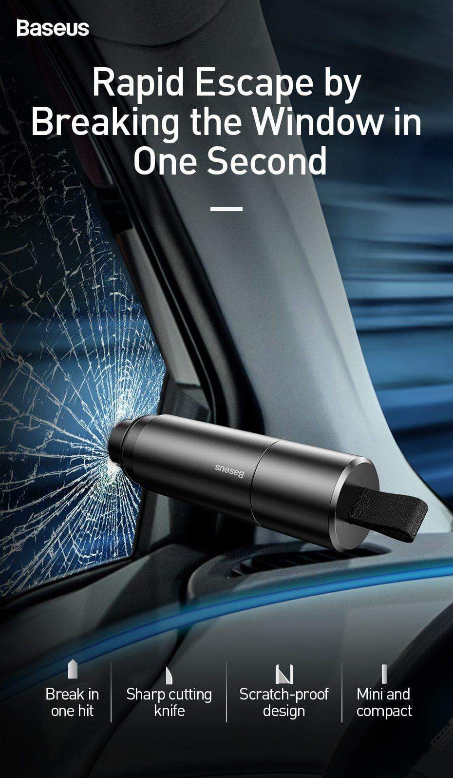 Auto Emergency Glass Window Breaker Emergency Tool