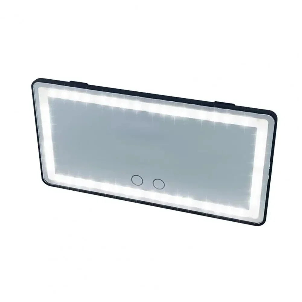 Adjustable LED Car Visor Makeup Mirror