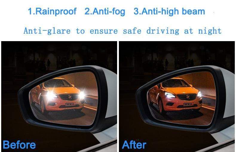Anti-Fog Clear Film Water Repellent for Car Mirrors and Windows