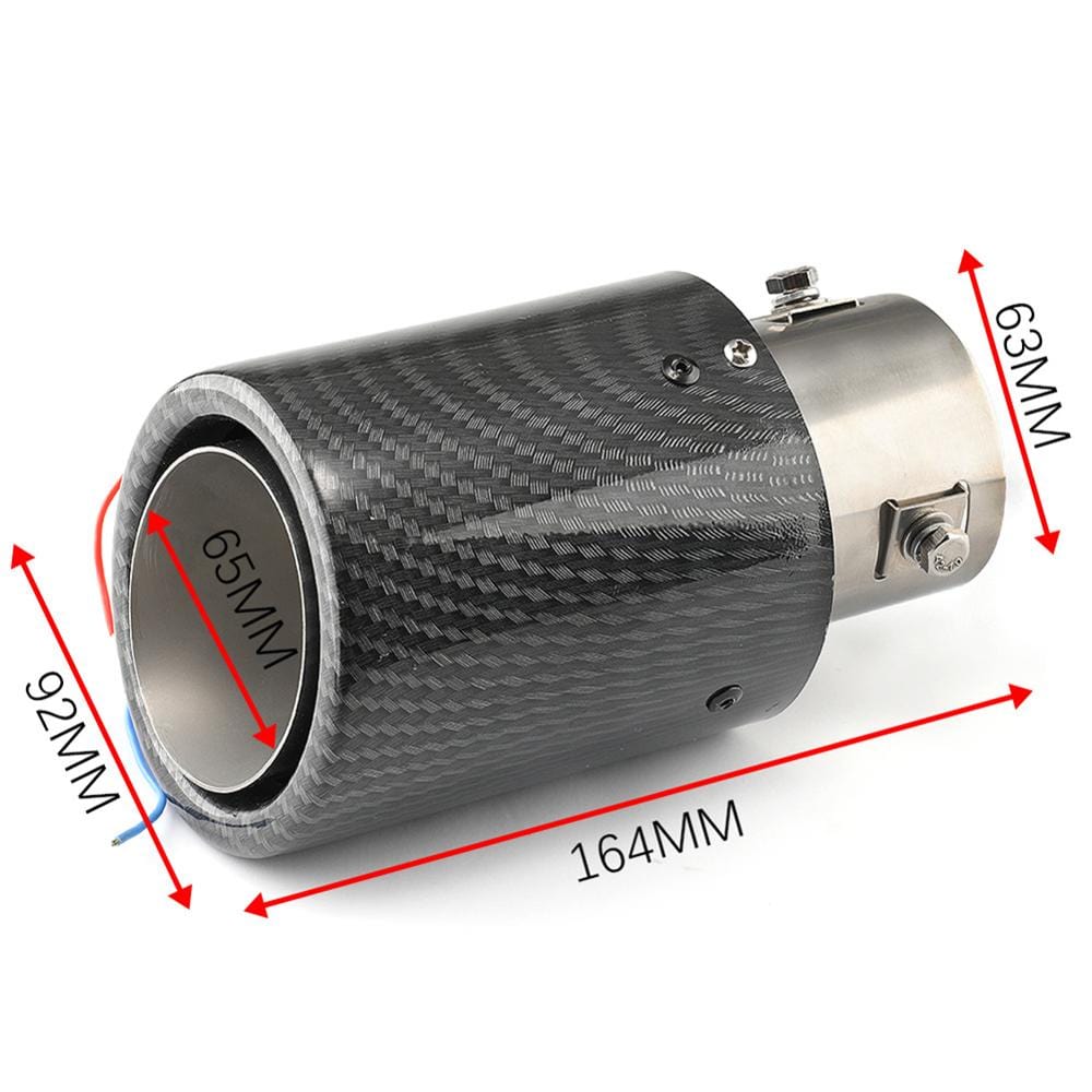 Carbon Fiber LED Car Exhaust Muffler Pipe Tip