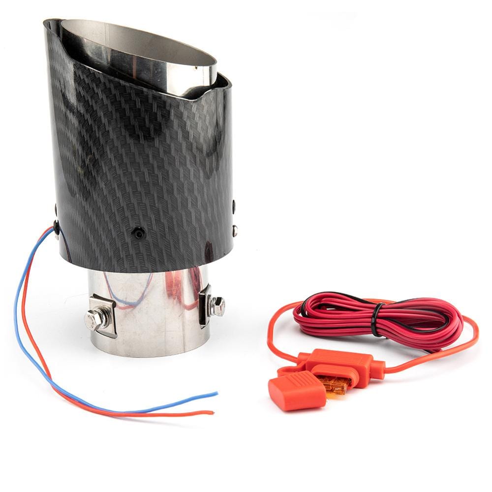 Carbon Fiber LED Car Exhaust Muffler Pipe Tip