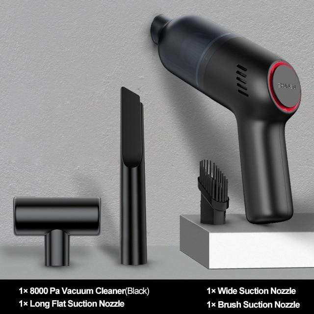 8000PA Mini Handheld Cordless Car Vacuum Cleaner with HEPA Filter