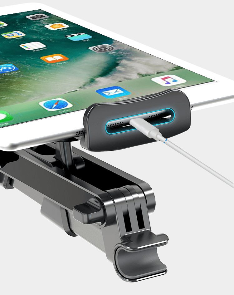 Flexible 360° Rotatable Car Back Seat Tablet Phone Mounting Bracket