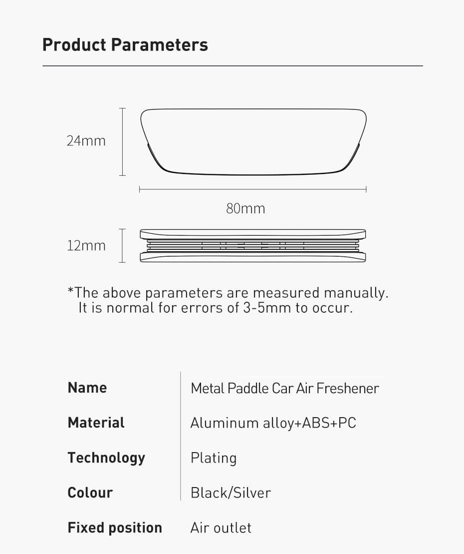 Futuristic Low Profile Car Air Freshener