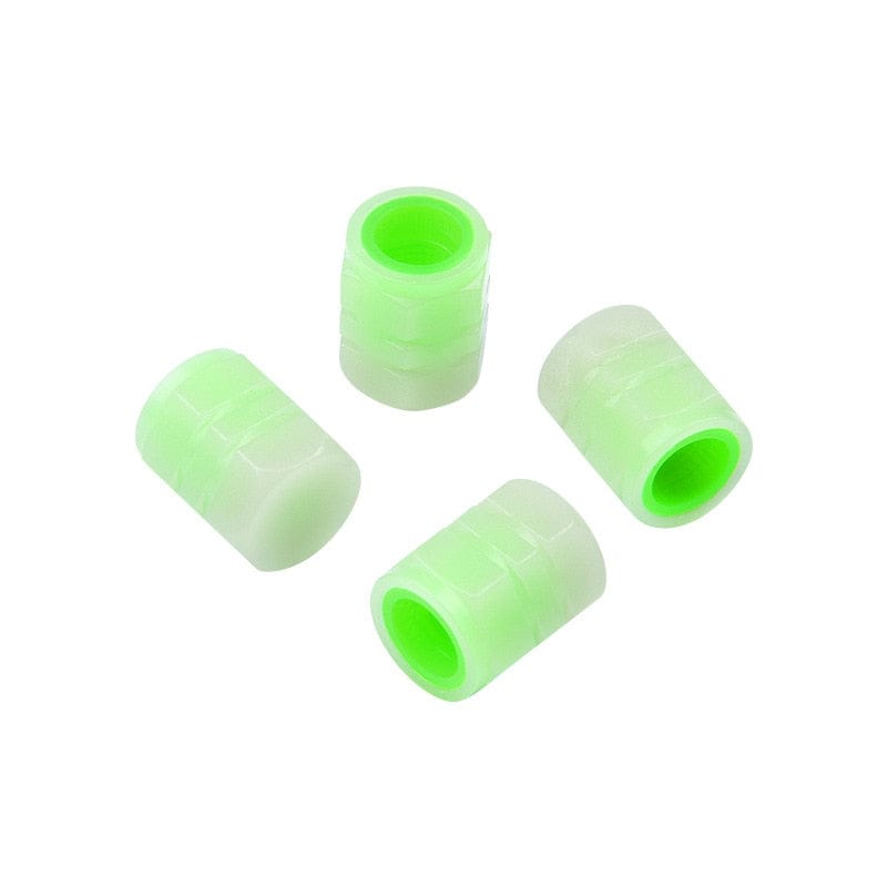 Luminous Tire Valve Caps (4 Pieces)