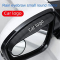 Car Side-View Mirror Rain Visor with Blind Spot Mirror