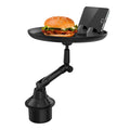 Adjustable Rotating Car Food Tray and Phone Holder