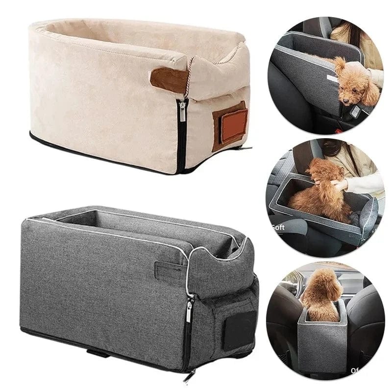 Portable Car Seat Bed and Carrier for Small Pets