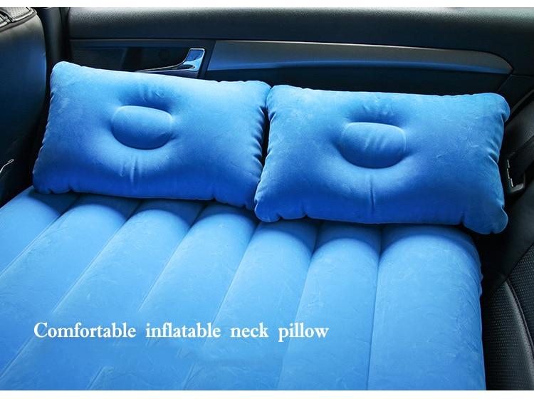 Portable Inflatable Car Back Seat Sleeping Mattress & Camping Air Bed