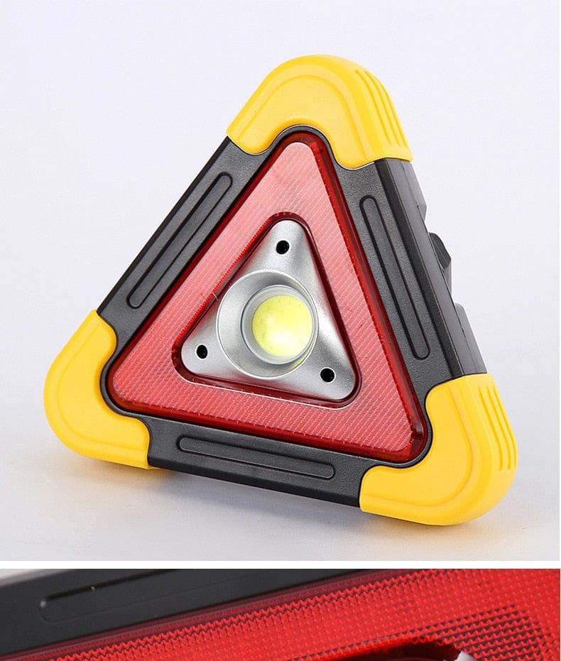Portable LED 3-in-1 Car Emergency Safety Triangle Warning Light (USB Rechargeable + Solar)