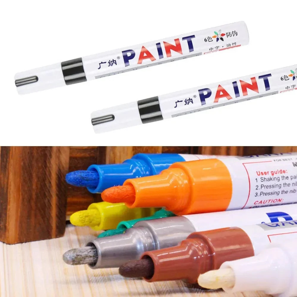Precision Tire Marker Pens, Waterproof Permanent Paint Markers for Car Tires Lettering