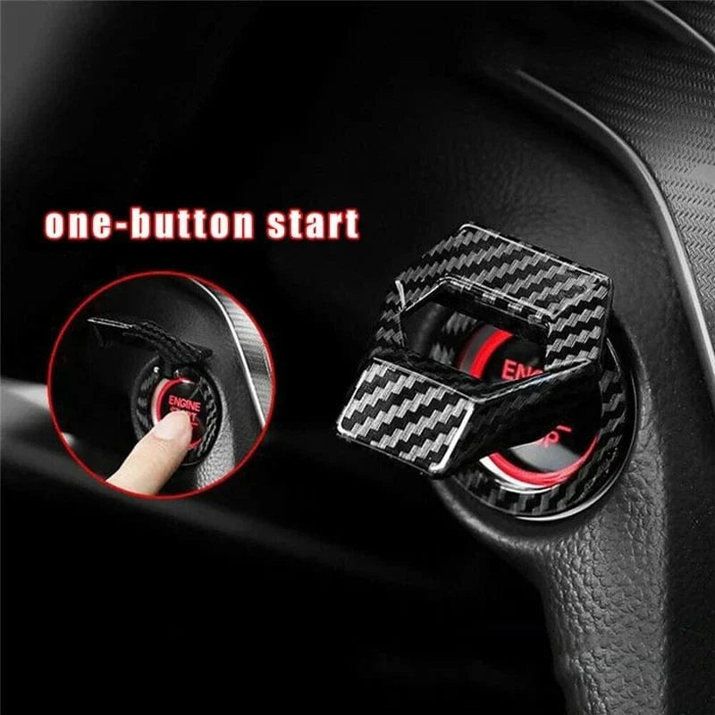 Car Start-Stop Button Decorative Cover – Elevate Your Vehicle Interior with Style