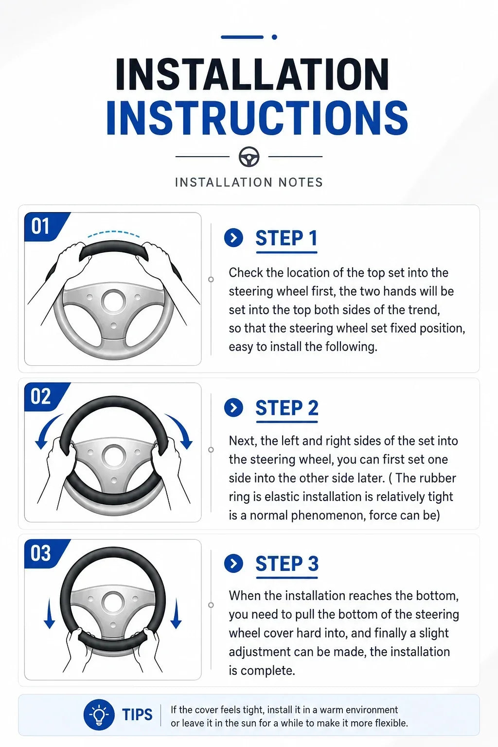 Infiniti Carbon Fiber Leather Steering Wheel Cover